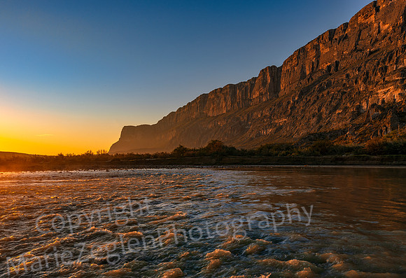 Big Bend Santa Elena Light on Canyon Walls 4722