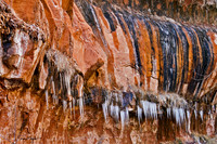 Zion Icy Rock Ledges