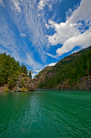 Diablo Lake Boat View