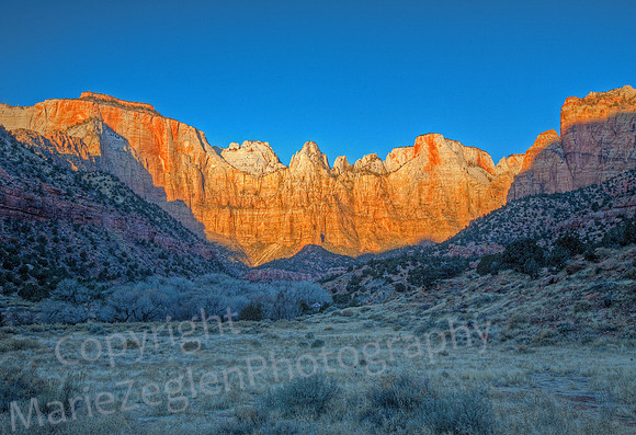 Sunrise in Zion
