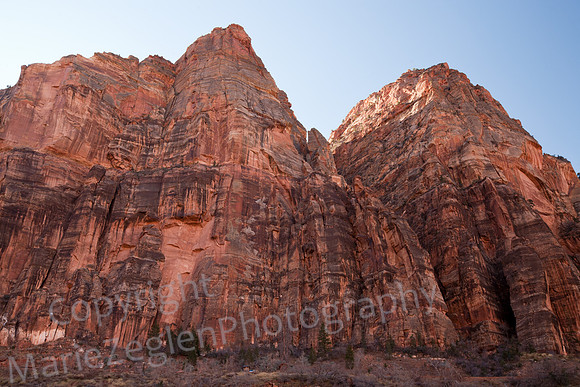 Zion Massive Red Cliffs