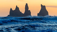 Reynisfara Sea Stack Sunset