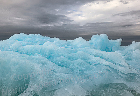 Blue Ice and Sky