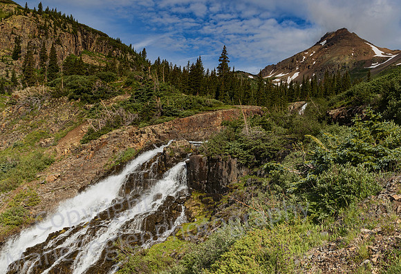 Stream Runoff Down Mountain