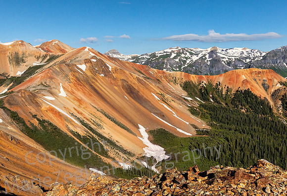 Copper Tone Mts and Snowy Range