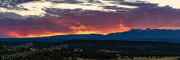 Sunset from Mancos, CO
