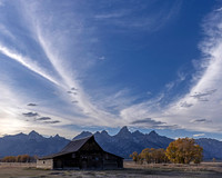 Moulton Barn at Twilight