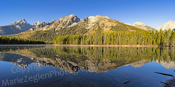 String Lake Wide Panorama