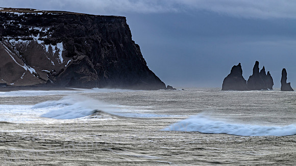 Reynisfara Sea Stacks off Vik