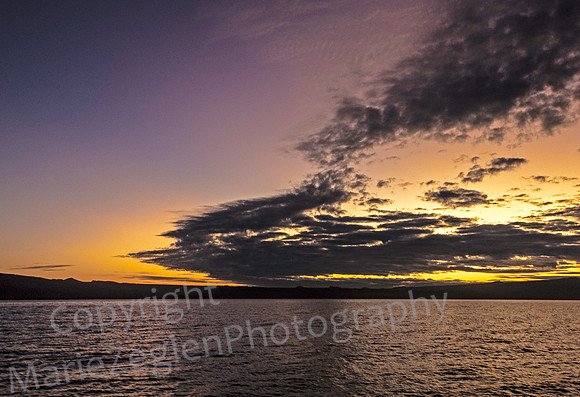 Galapagos Sunset from Coral II 1641