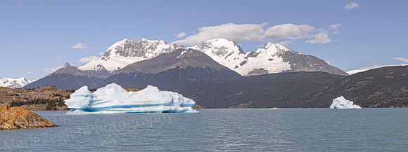 Le Petit Moreno View of Iceberg and Mt 0426